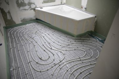 Heated Bathroom Floor