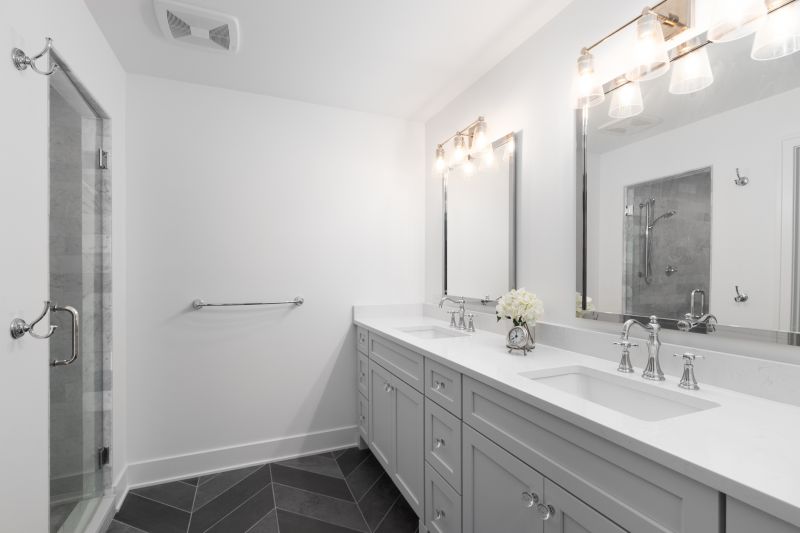 Elegant Bathroom Vanity with Double Sinks